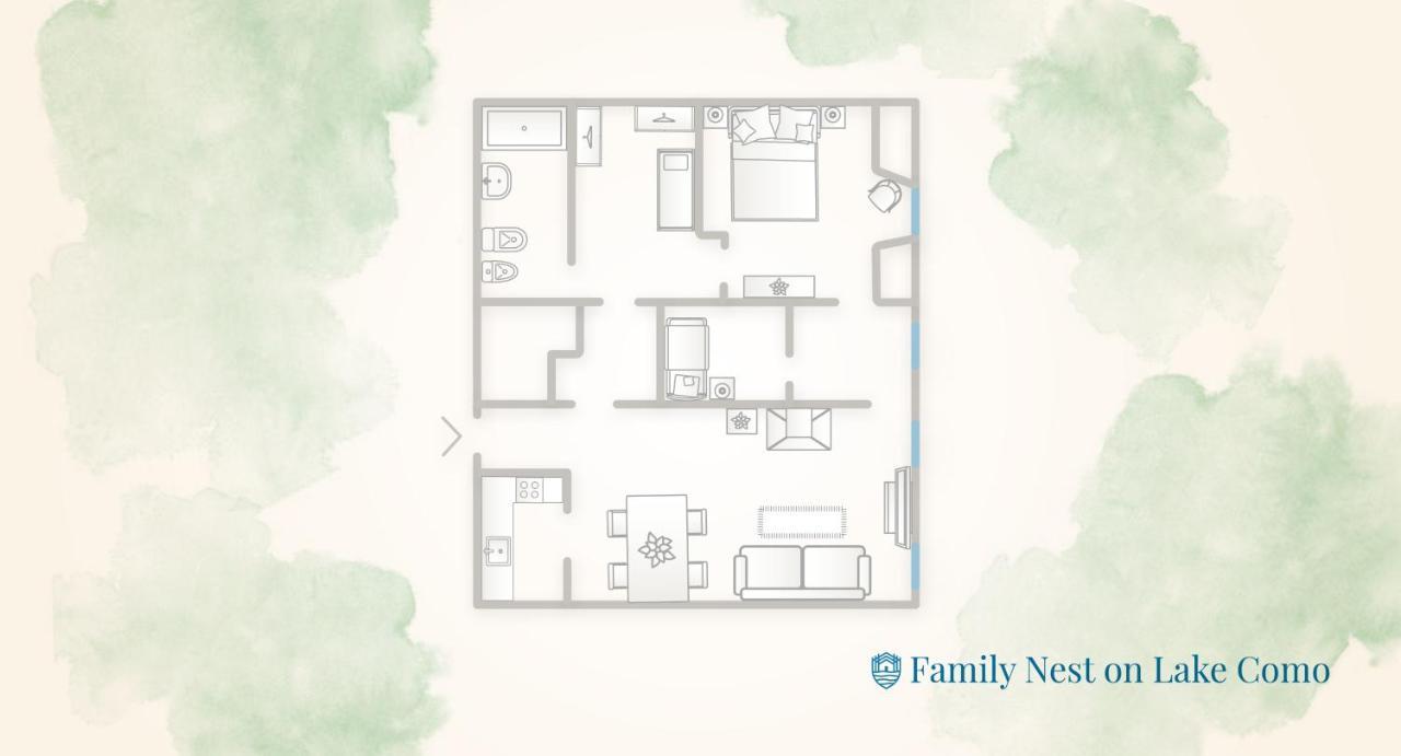Family Nest Overlooking Lake Como - By Rent All Como Argegno Exterior foto
